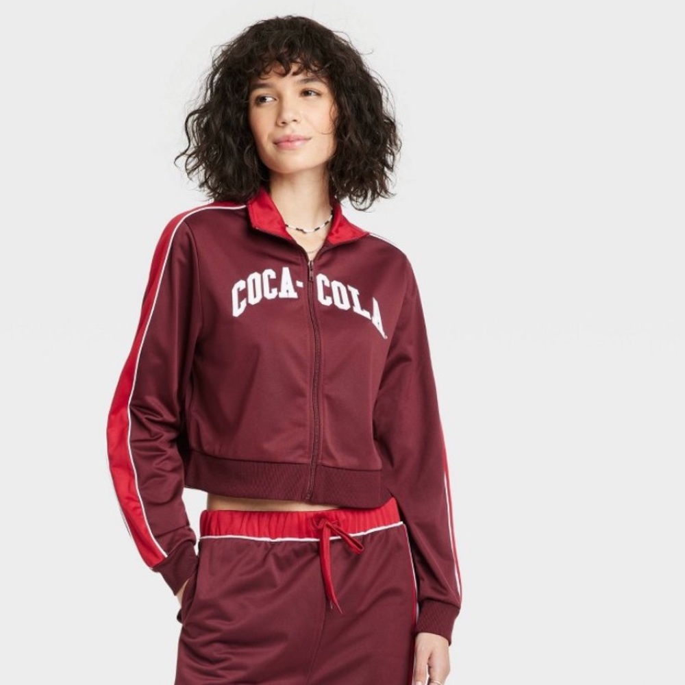 Coca-Cola Graphic Zip-Up Sweatshirt